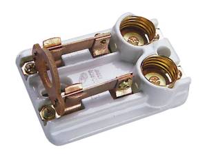[310779] Interruptor de navaja 2 polo 1 tiro para fusible tipo tapon Iusa