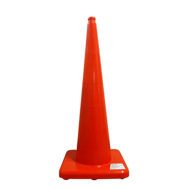 Cono de Seguridad de 91 cm con Base Naranja