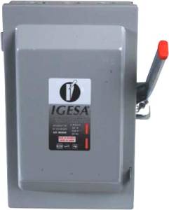 [IN2030] Interruptor De Seguridad 2 Polos 30A In2030 Igesa