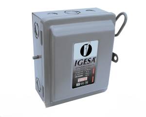 Interruptor de seguridad 3 polos 30a IN3030 IGESA