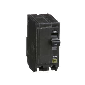 Interruptor termomagnetico 2 polos 50a QO250 Square D Schneider