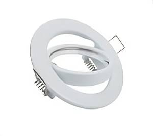 [125011_1 / 46615] Luminario Empotrar Dirigible Blanco Gu5.3 125011 Aksi