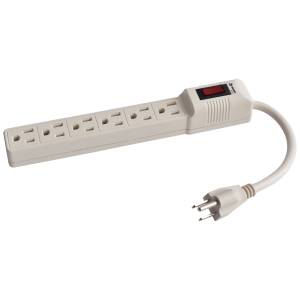 Multicontacto Con Cable 20Cm 06 Contactos Con Indicador Vianti