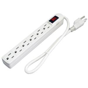 [281816ZN] Multicontacto con cable 32cm 06 contactos con indicador Adir