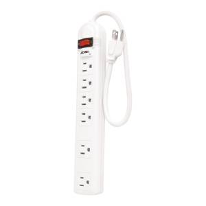 [281817ZN] Multicontacto con cable 32cm 06 contactos con indicador con supresor 110j Adir