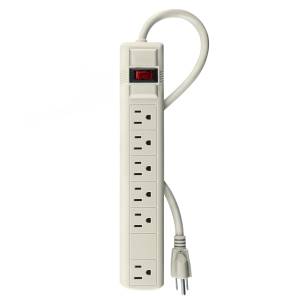 [MULTS6270 / 47183] Multicontacto Con Cable 75Cm 06 Contactos Con Indicador Supresor 270J Vianti
