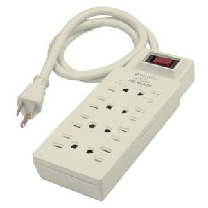 [47187] Multicontacto Con Cable 75Cm 08 Contactos Con Indicador Con Supresor 110J Volteck