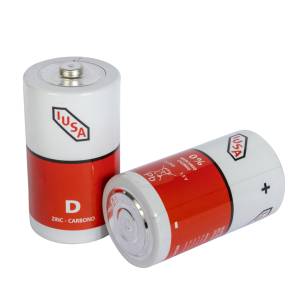Pila zinc-carbon D blister con 2 pz Iusa