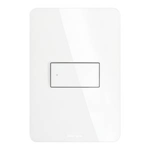 Placa 1 ventana blanco Q GO Bticino