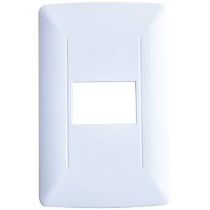 [PSENB / 27222] Placa 1 Ventana Blanco Vianti