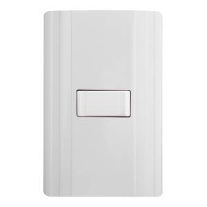 [280382ZN] Placa 1 ventana con apagador escalera blanco CORSA Montana