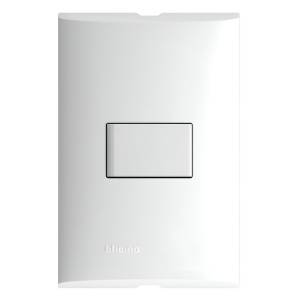 Placa 1 Ventana Con Boton Timbre Blanco Forza Bticino