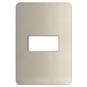 [285274ZN] Placa 1 Ventana Perla Q Go Bticino