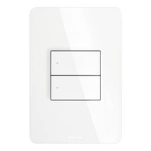 [JA4819JWQ] Placa 2 ventanas blanco centradas Q GO Bticino