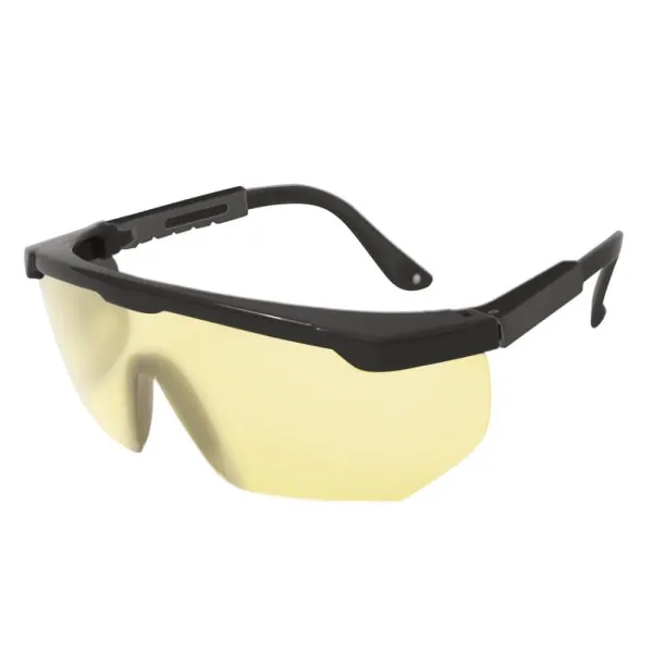 Lente Expo Policarbonato Armazón Negro Mica Ámbar