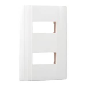 Placa 2 ventanas blanco Montana