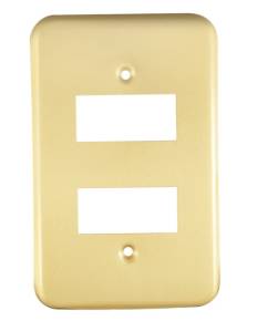 [1407 / 46436] Placa 2 ventanas dorado Italiana Montana