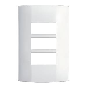 [MWD130617223] Placa 3 ventanas blanco Marisio Schneider