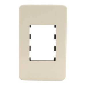 Placa 3 ventanas marfil Tradizione