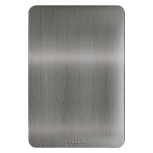 Placa Ciega Titanio Q Go Bticino