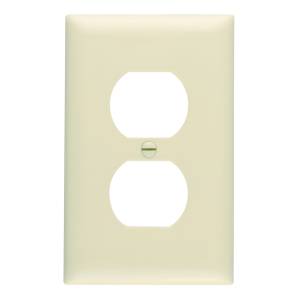 Placa para contacto duplex marfil Bticino