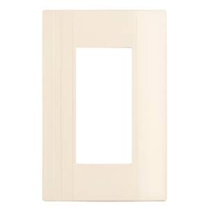 [1450] Placa para contacto duplex marfil Montana