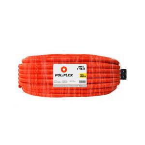 Poliducto corrugado econoducto sin guia 013mm 1/2" 100mt poliflex