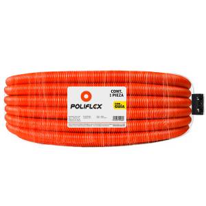 Poliducto corrugado flexiplus 1-1/2" 050mt POLIFLEX