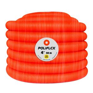 Poliducto corrugado flexiplus 1-1/4" 050mt POLIFLEX
