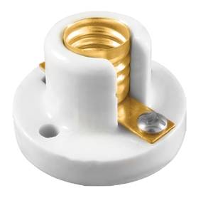 [2508 / 46531] Portalampara Ceramica Para Candil Para Foco 7-1/2" Montana