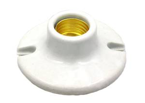 Portalampara ceramica redonda 3" Kley