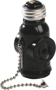 Portalampara ladron con cadena LAD003 Kley