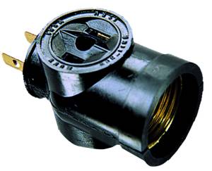 [854ZN] Portalampara Ladron Con Clavija Iusa