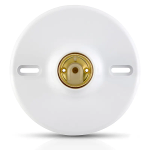 [227947ZN] Portalampara redonda sencilla 4" Iusa