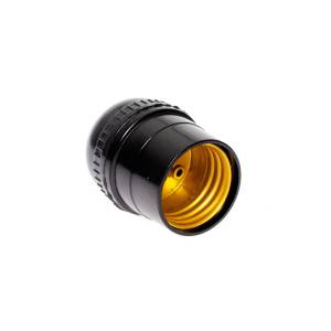 [SO-P-N / 47040] Portalampara Sencilla Negra Con Rosca Sopn Igoto
