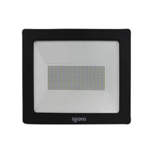 [REF100] Reflector Led Ultradelgado 100W Ldd Negro Ref100 Igoto