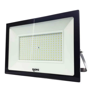 Reflector Led Ultradelgado 200W Ldd Negro Ref200 Igoto