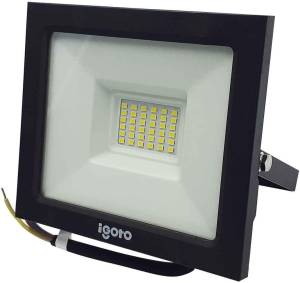 [REF030] Reflector Led Ultradelgado 30W Ldd Negro Ref030 Igoto