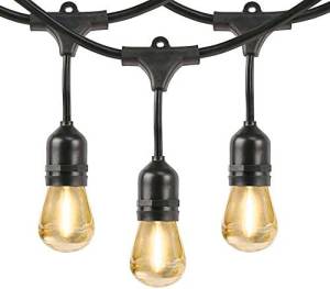 [118271] Serie de 12 luces con focos S14 luz calida 07.30mt 118271 Aksi