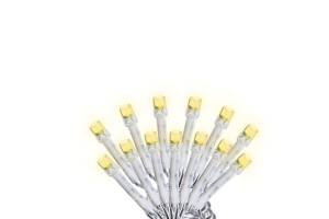 Serie navideña 100 luces led calida cable transparente 8 funciones Vianti