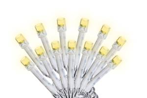[LEDNAV300C8] Serie Navideña 300 Luces Led Calida Cable Transparente 8 Funciones Vianti