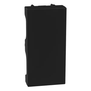 Tapon Ciego Negro Mate Q Go Bticino