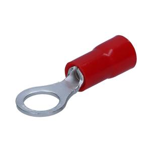 [286469ZN] Terminal de ojo cal 22-16 AWG 3/16 rojo con 50pz Igesa