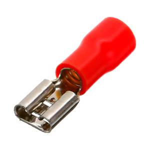 Terminal Hembra Cal 22-16 Awg .250Hma Roja Con 50Pz Igesa