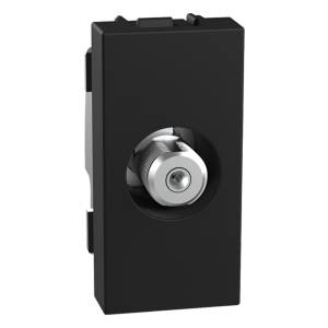 [283326ZN] Toma Coaxial Para Tv Negro Mate Q Go Bticino