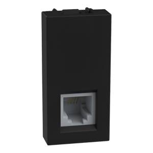 [JB4257RJ11Q] Toma telefonica negro mate Q GO Bticino
