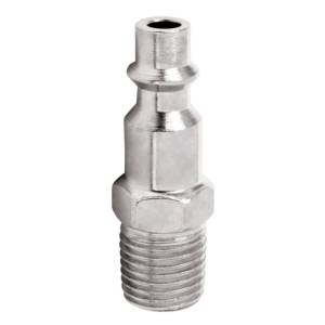 [286033ZN] Conector rapido macho acero cuerda 1/4" Aksi