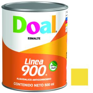 [201500603] Esmalte linea 0900 906 amarillo canario 0.5l Doal
