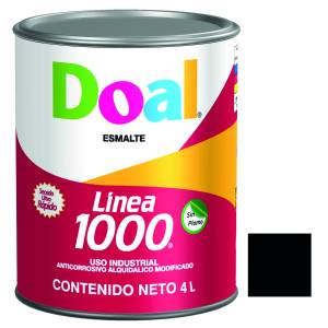 Esmalte linea 1000 1017 negro 4.0l Doal