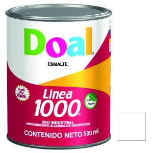 Esmalte linea 1000 1020 blanco 0.5l Doal